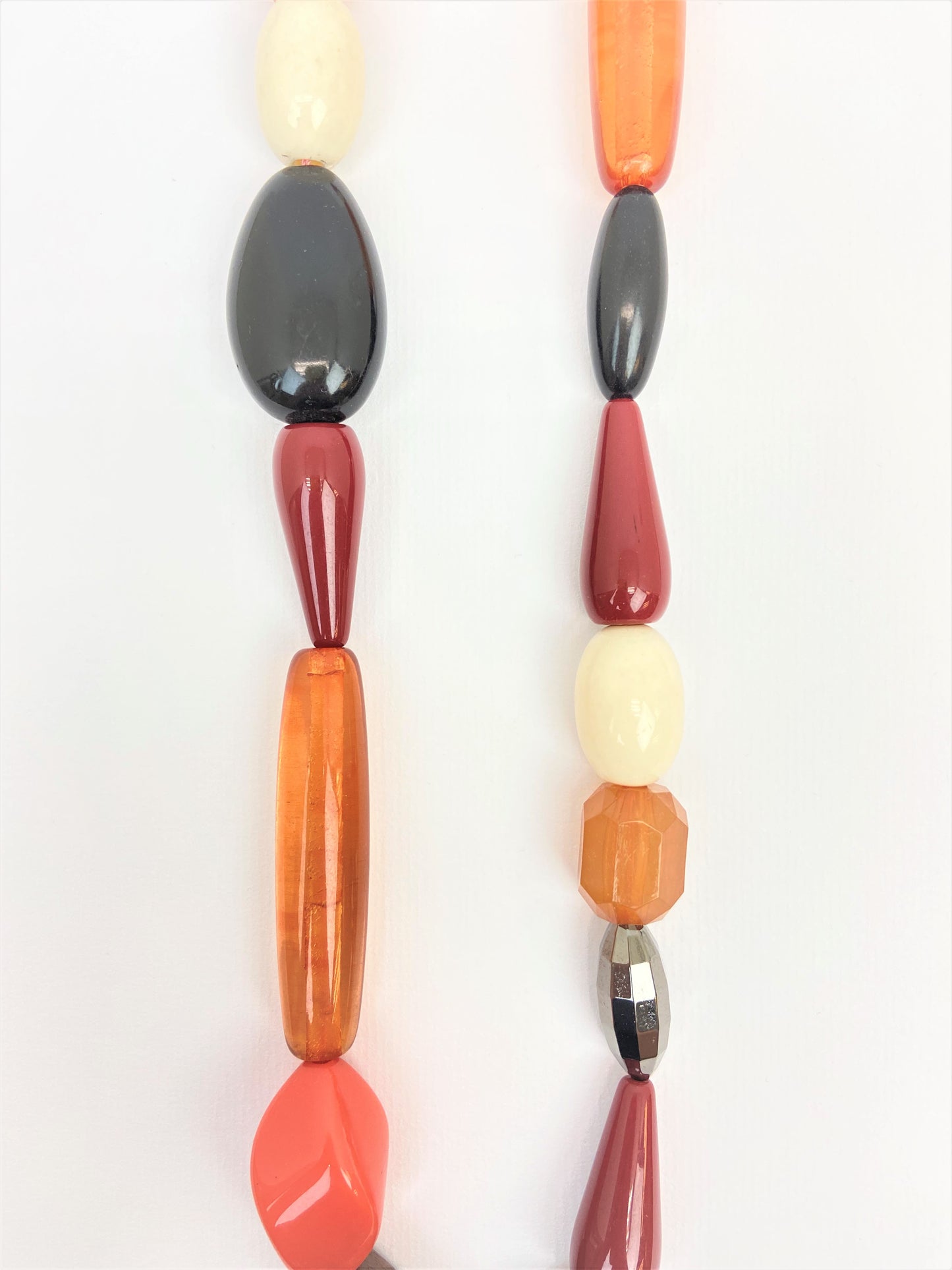 Coral May Mixed Bead Necklace