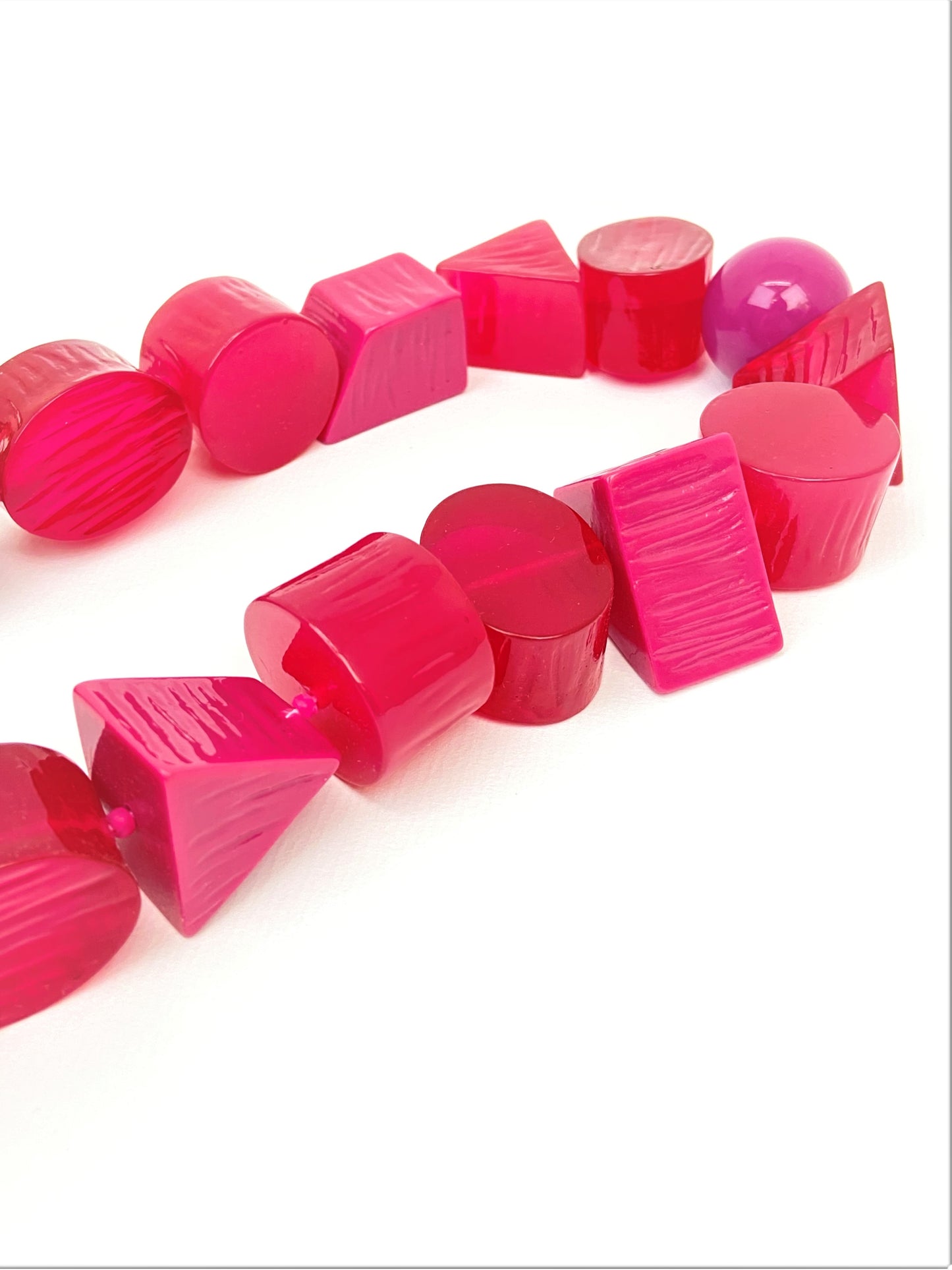 Berry Vodka Mixed Bead Necklace