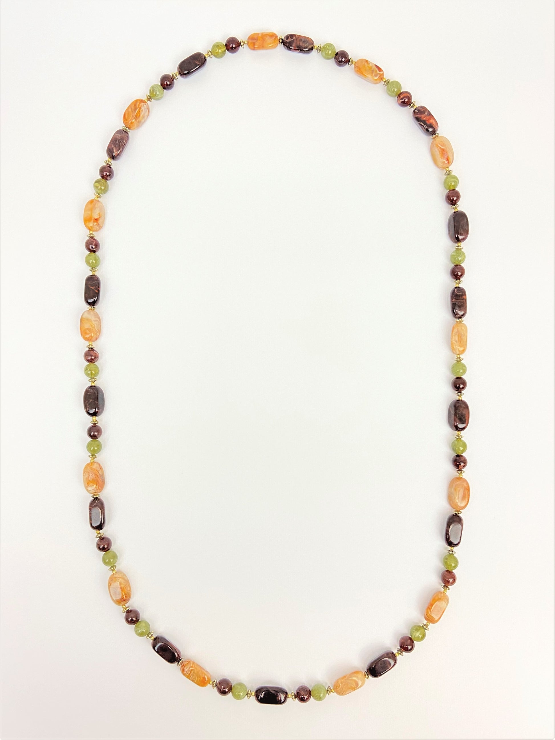 Mabel Fable Mixed Bead Necklace by Stage Jewellery in vintage fashion style