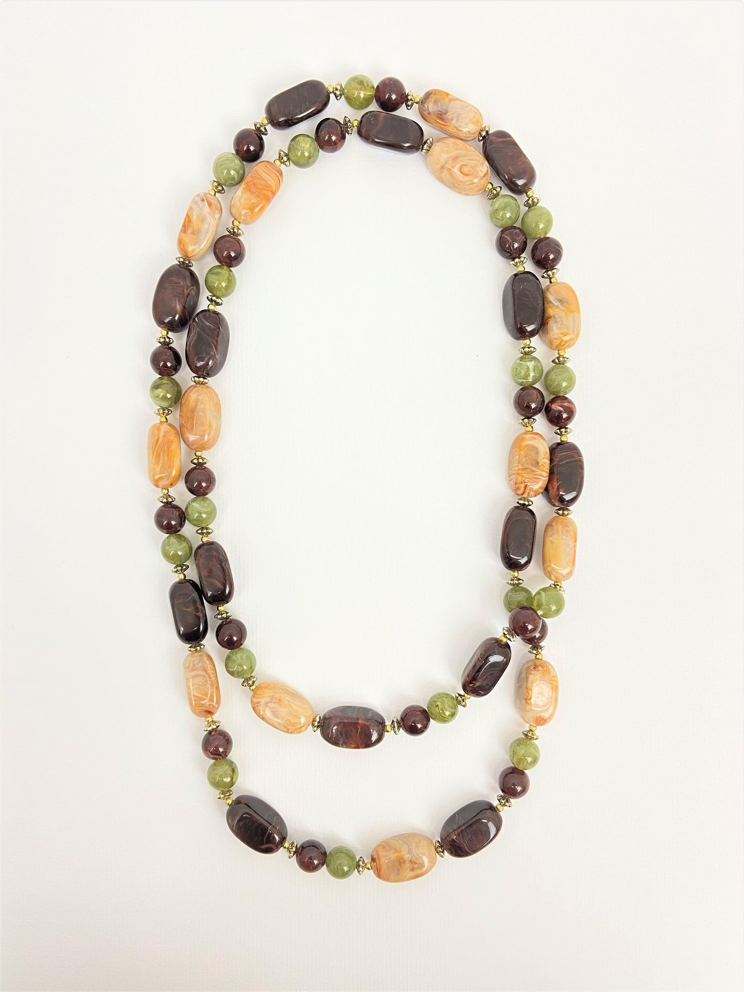 Mabel Fable Mixed Bead Necklace by Stage Jewellery in vintage fashion style