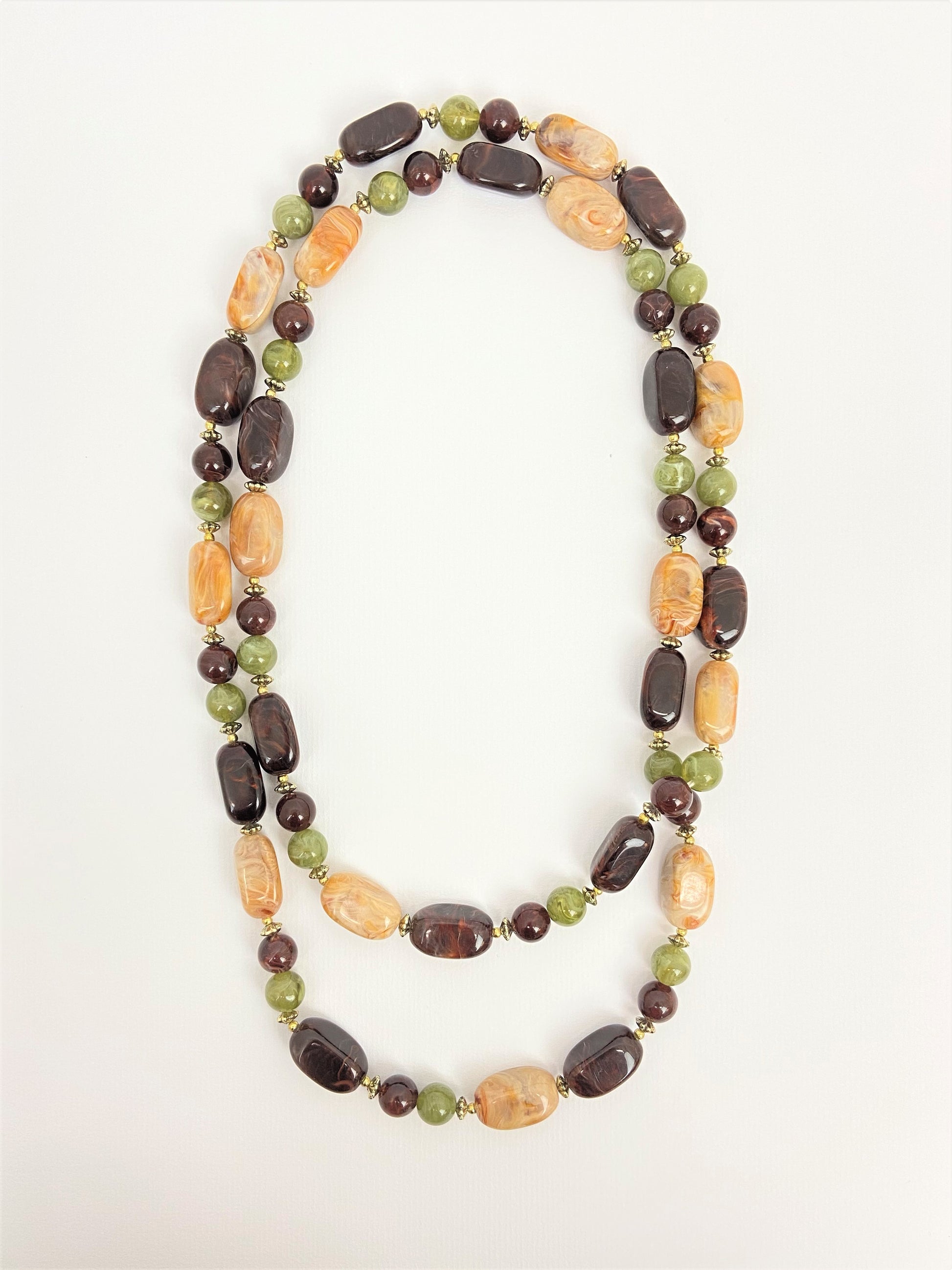 Mabel Fable Mixed Bead Necklace by Stage Jewellery in vintage fashion style