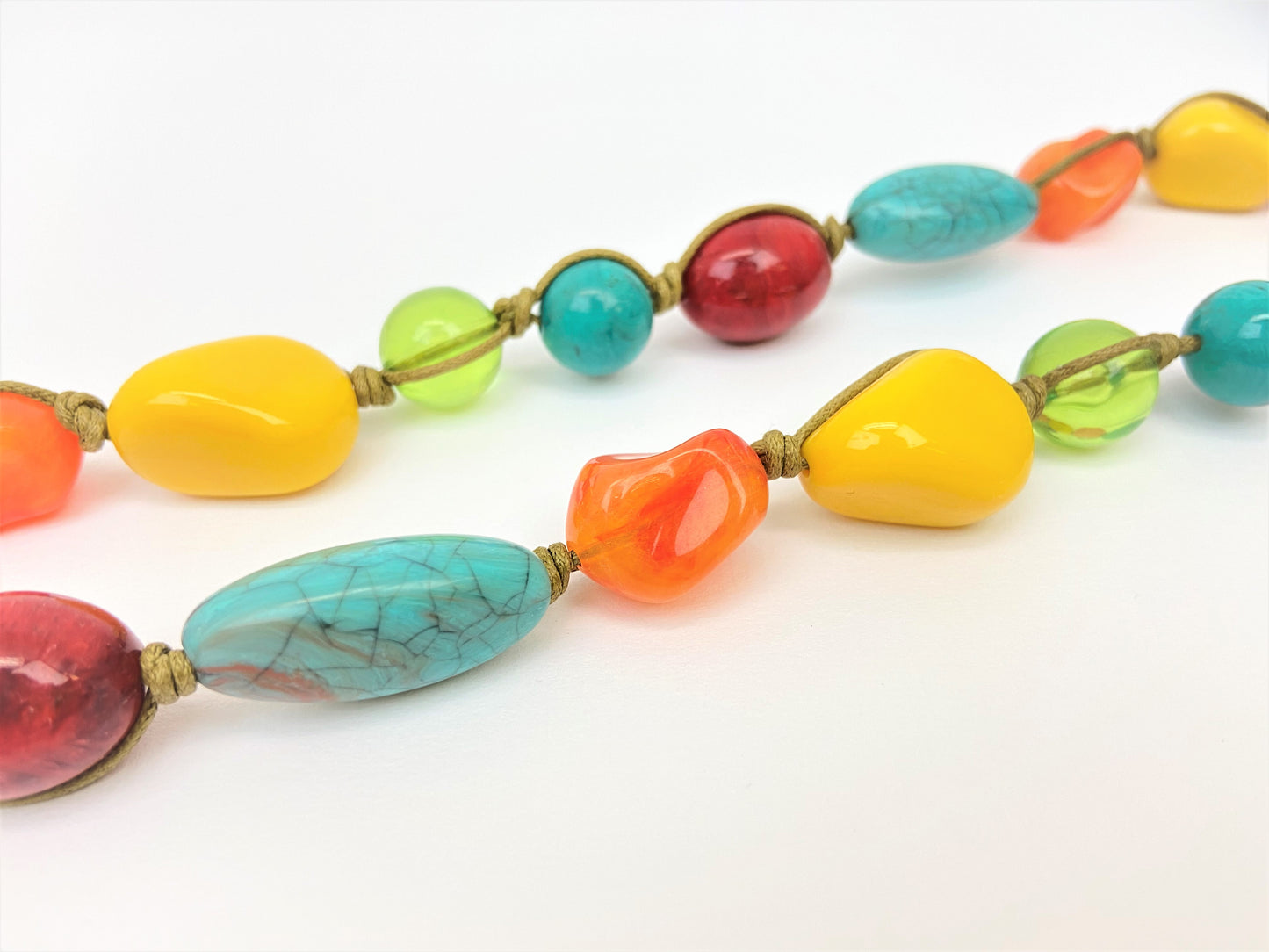 Frutti Picnic Mixed Bead Necklace by Stage Jewellery with multicolour beads