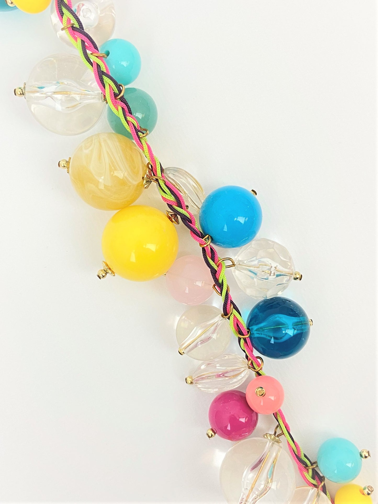 Bubble Shake Mixed Bead Necklace