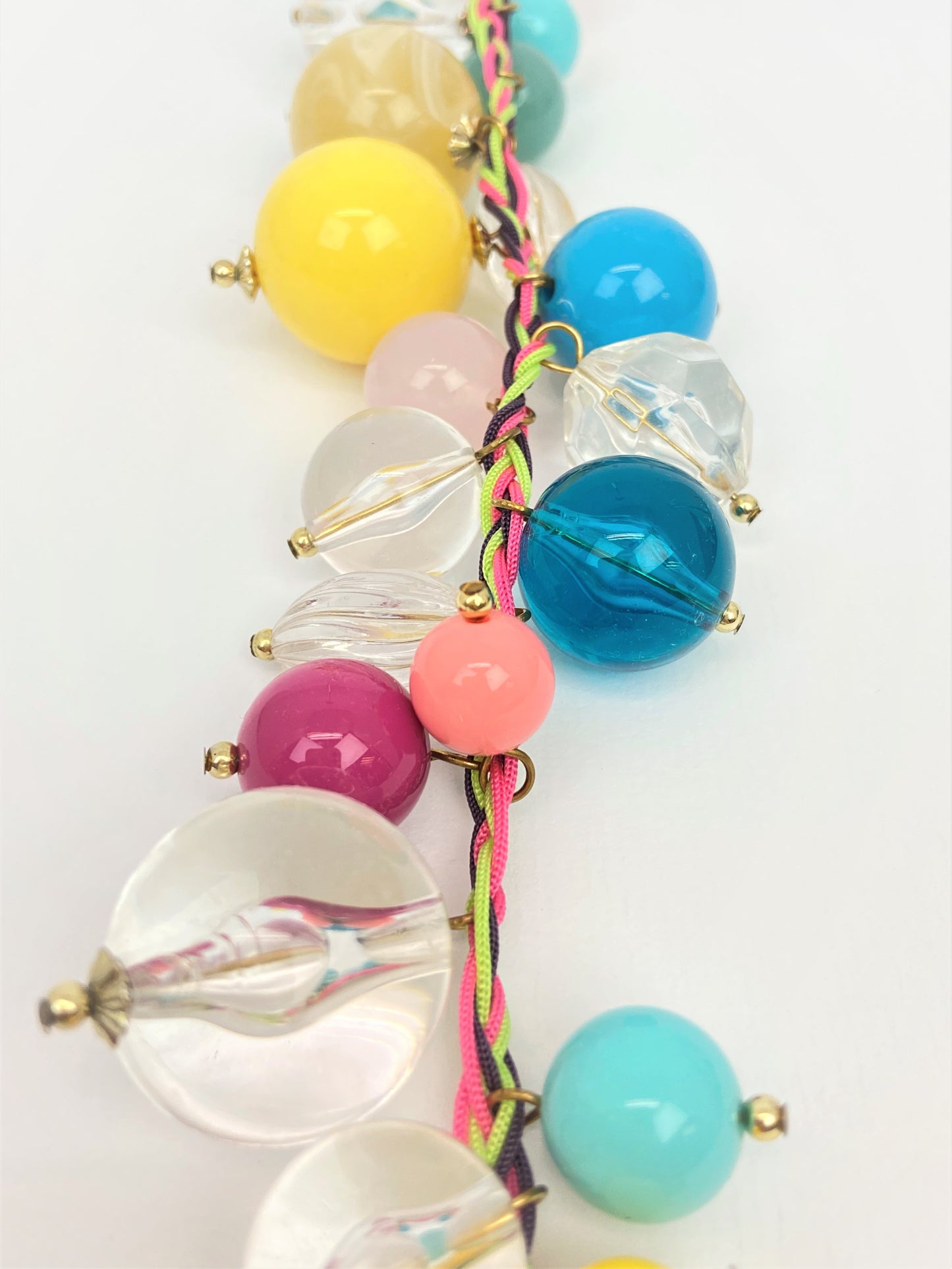 Bubble Shake Mixed Bead Necklace