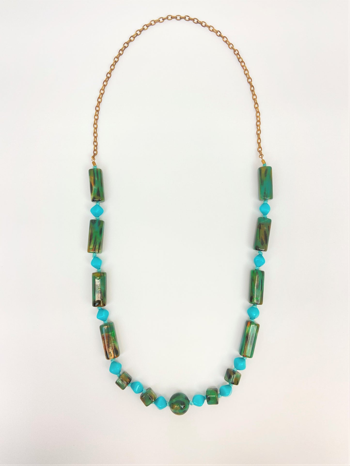 Celestino Mixed Bead Necklace