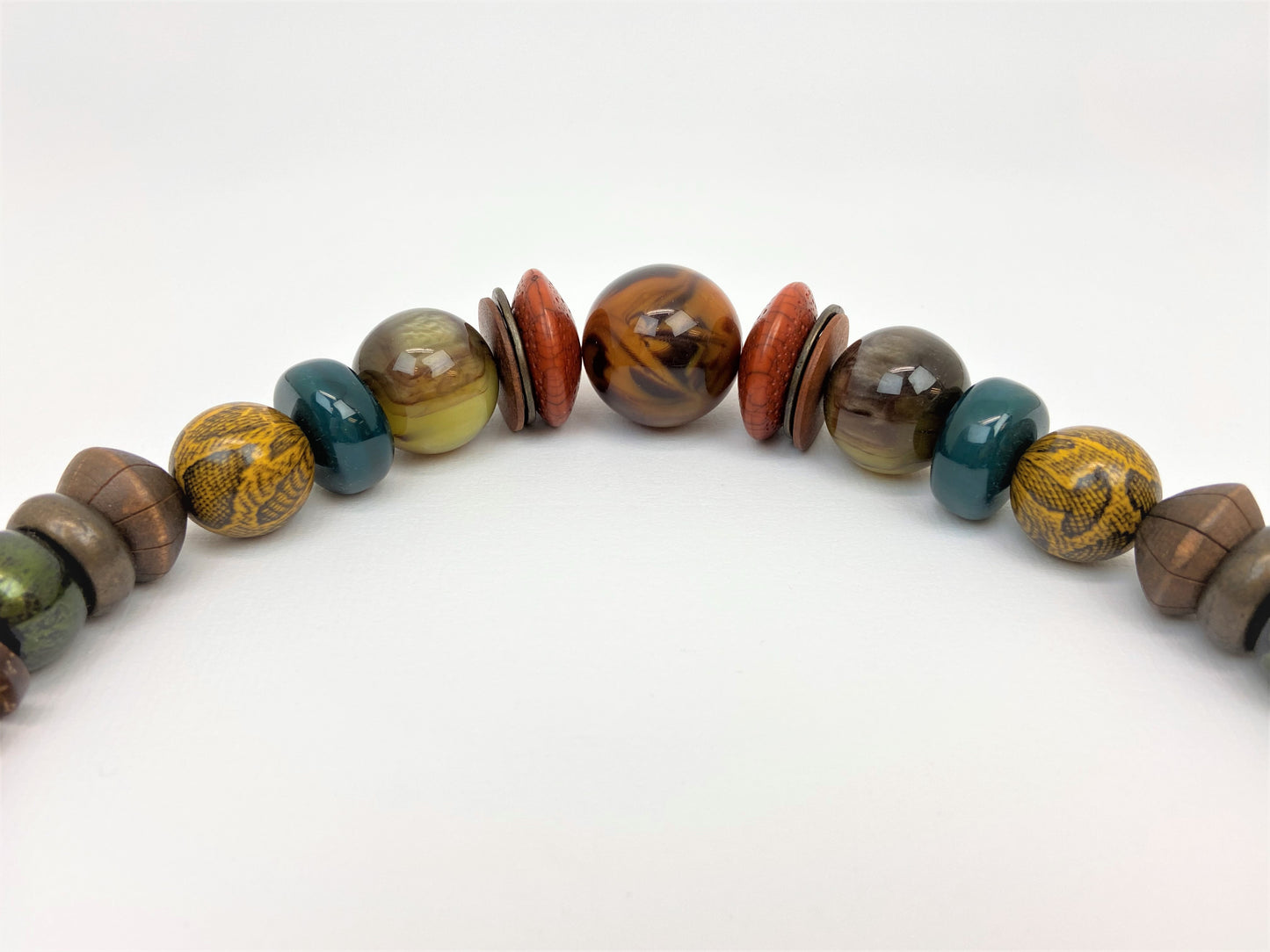 Gaia Cornelius Mixed Bead Necklace