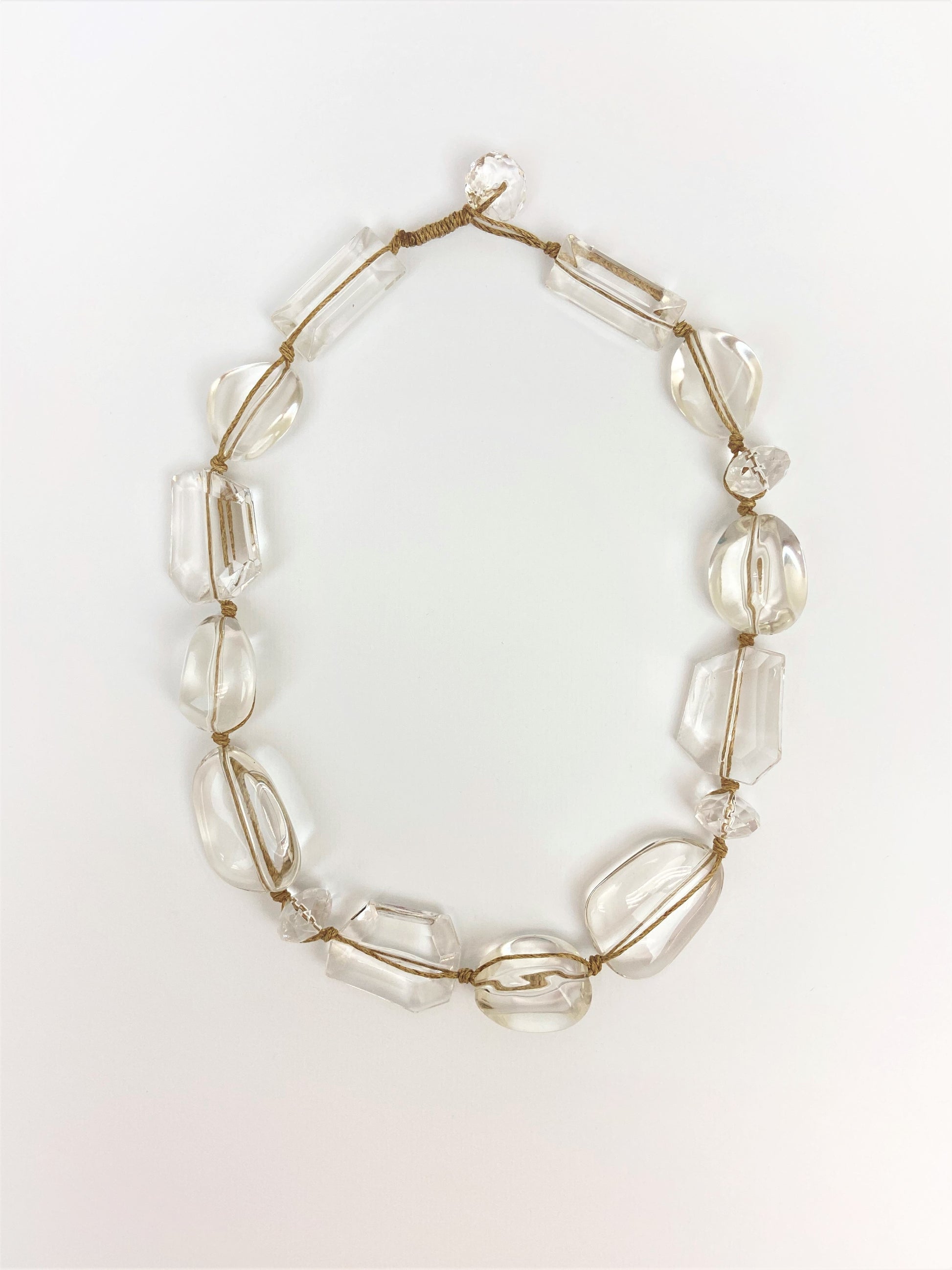 Faye Calypso Mixed Bead Necklace by Stage Jewellery with transparent beads