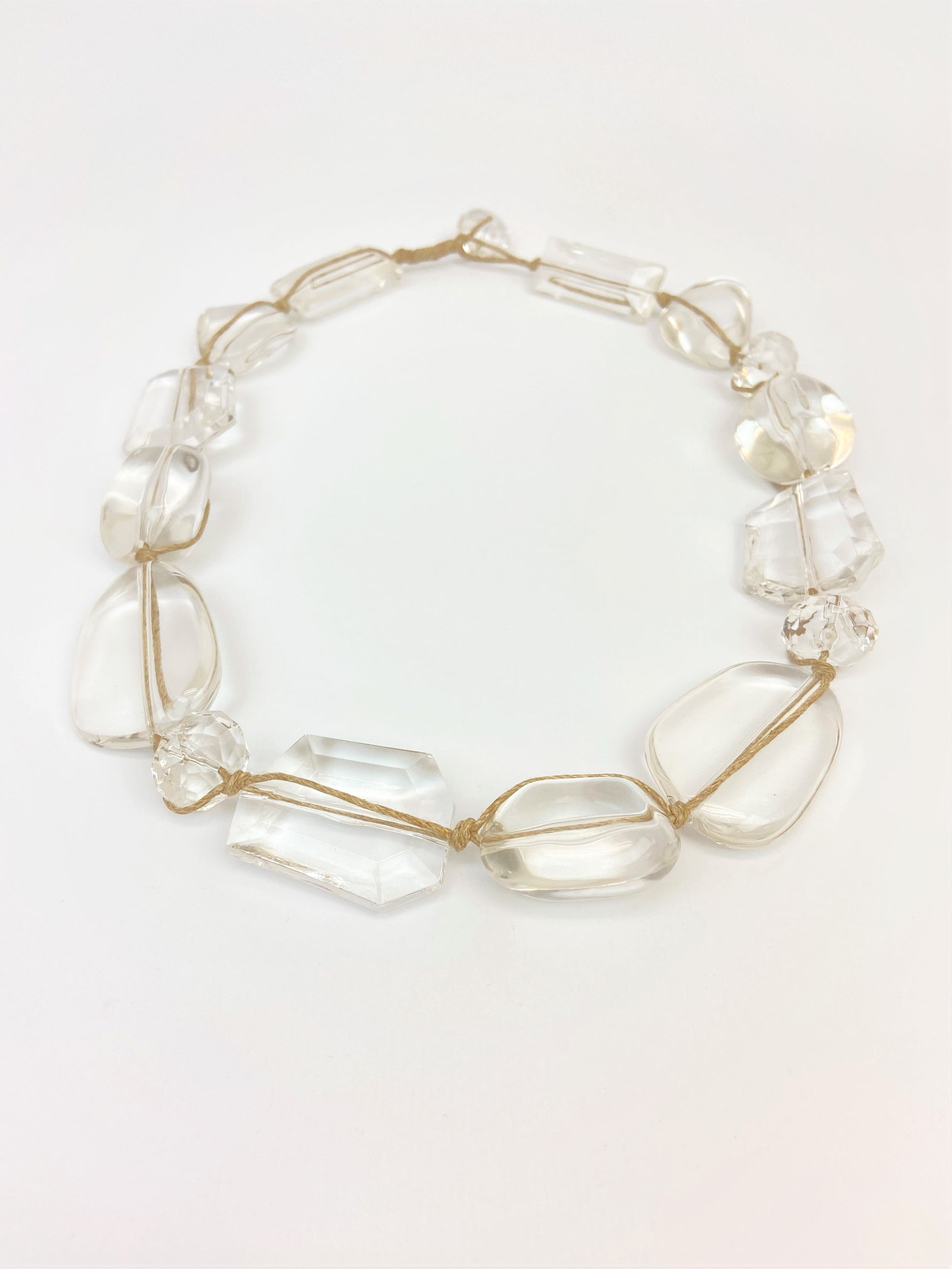 Faye Calypso Mixed Bead Necklace by Stage Jewellery with transparent beads