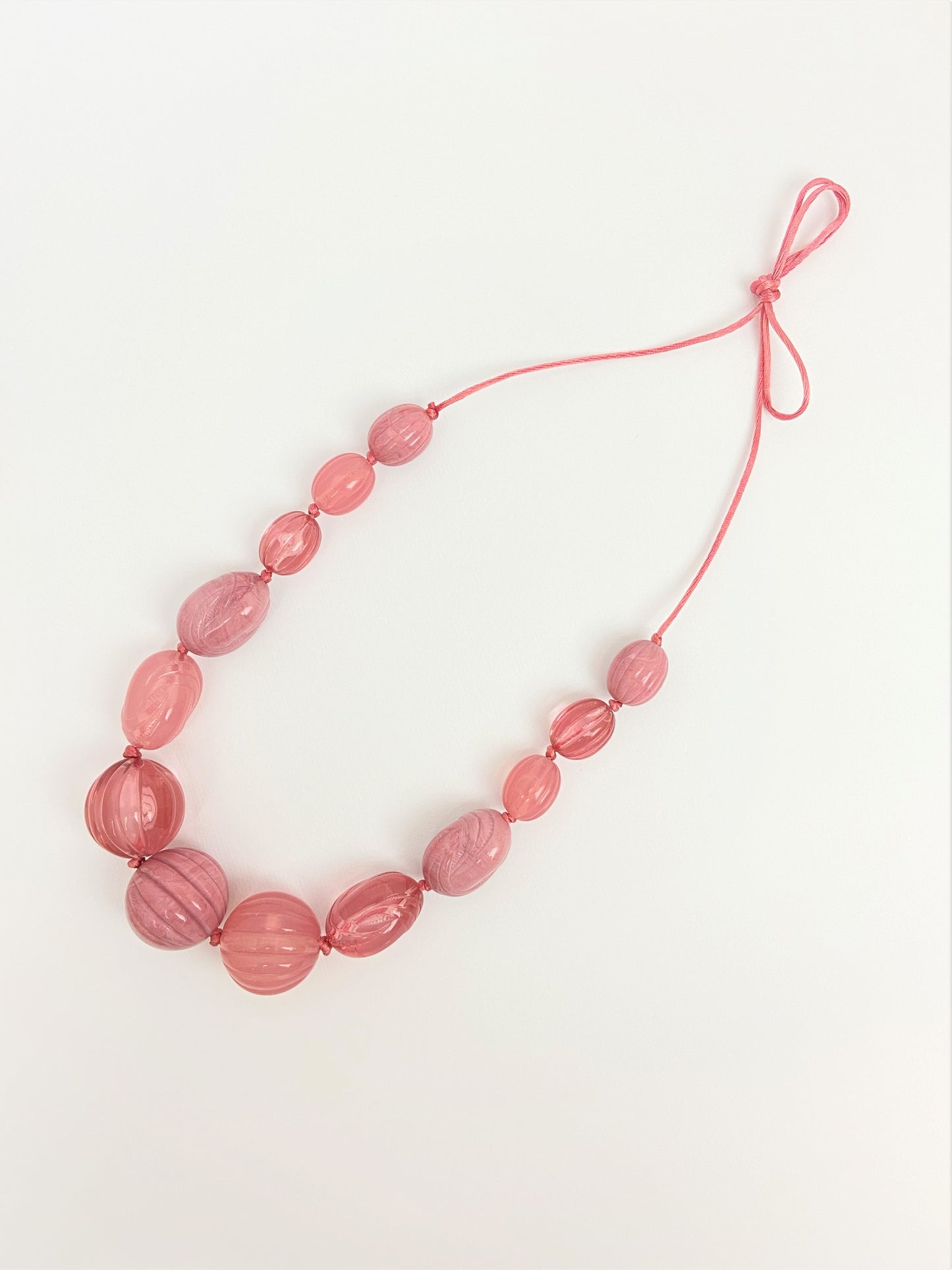 Gumusservi Rosa Mixed Bead Necklace by Stage Jewellery in calm rosy pink tones