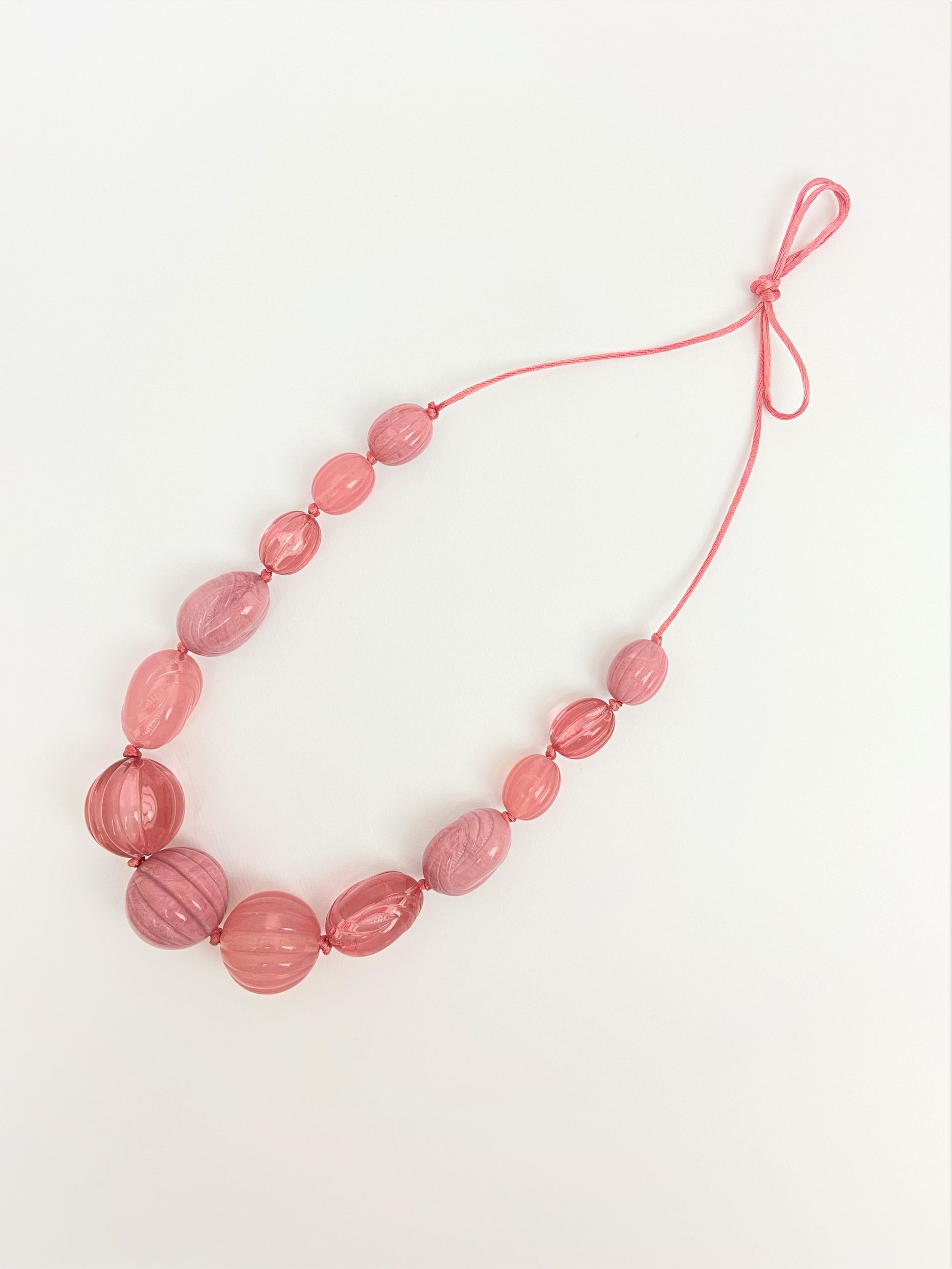 Gumusservi Rosa Mixed Bead Necklace by Stage Jewellery in calm rosy pink tones