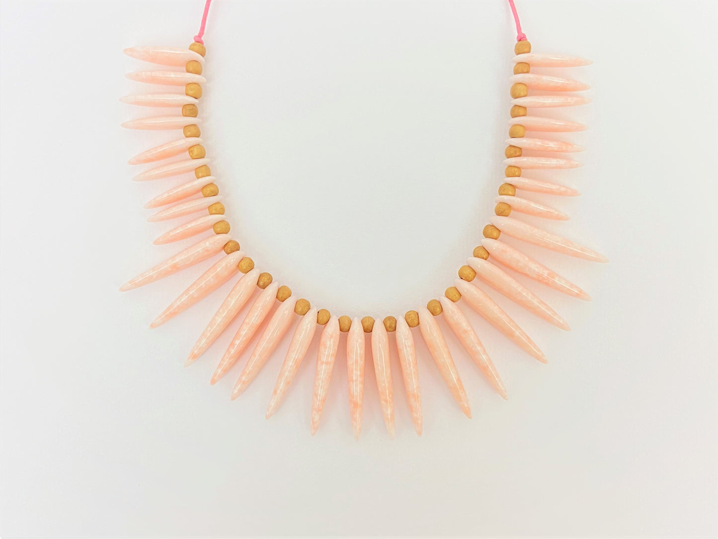 Isadora Mixed Bead Necklace by Stage Jewellery with spike beads
