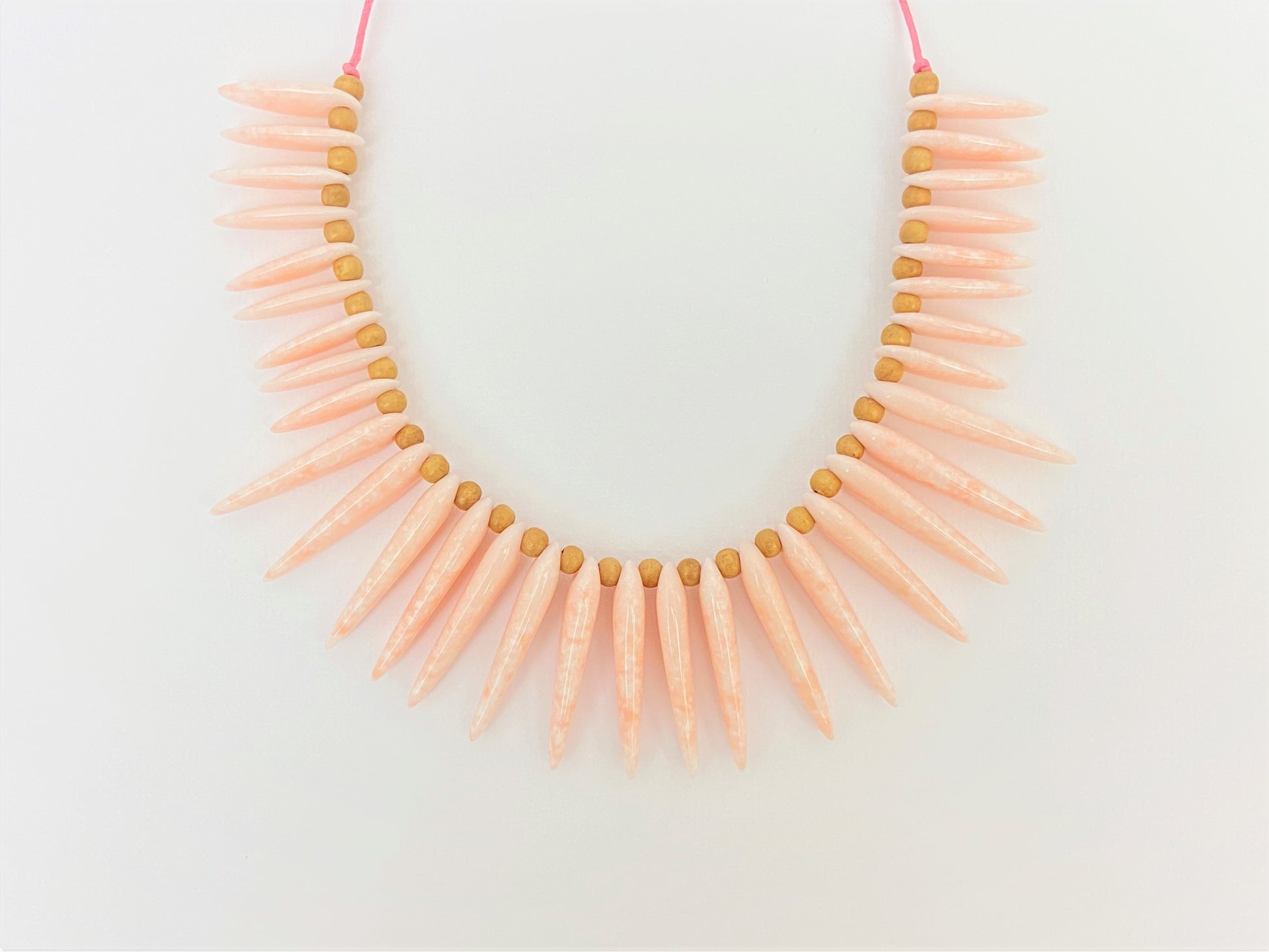 Isadora Mixed Bead Necklace by Stage Jewellery with spike beads