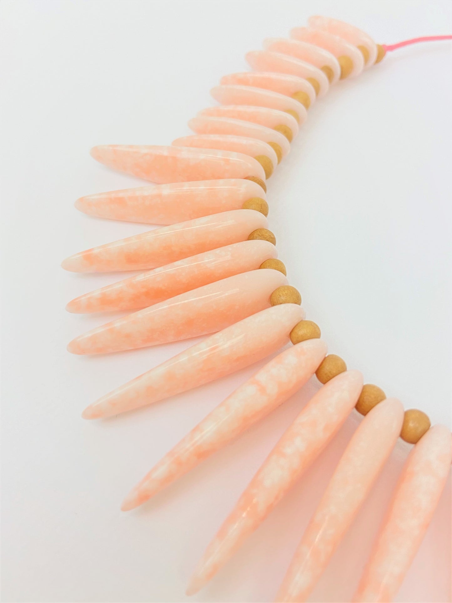 Isadora Mixed Bead Necklace by Stage Jewellery with spike beads
